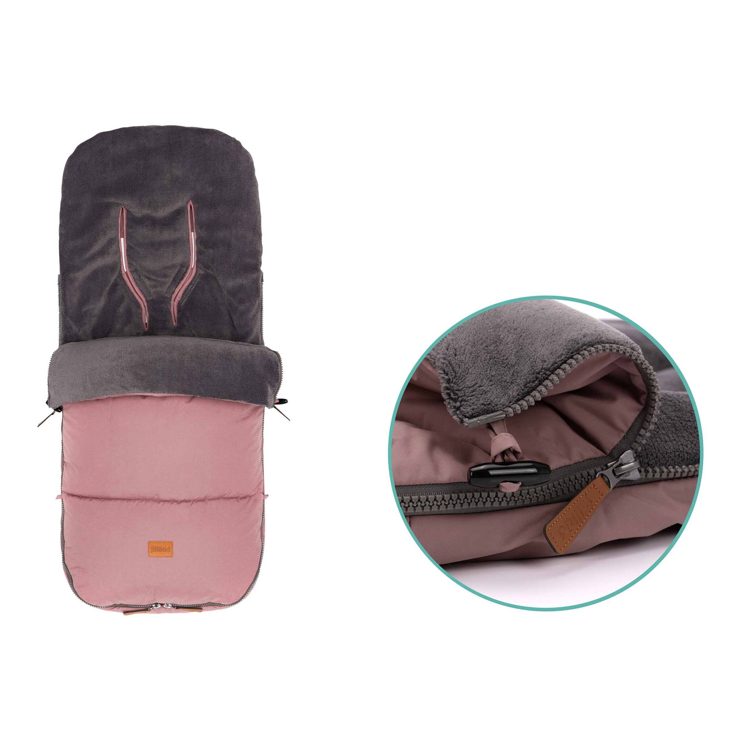 Thumbnail - Fillikid Winterfußsack Kinley rosa