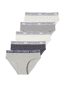 5er-Pack Mädchen Slips HAPPY EVERYDAY
