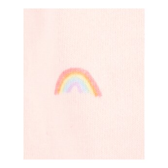 2-tlg. Set Kleid Flügelarm und Spieler Regenbogen