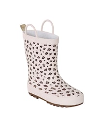 Kinder Gummistiefel mit Henkeln, Blumen oder Leo-Print