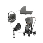 Produkt Kombikinderwagen PRIAM Travel-Set inkl. Babyschale Cloud T i-Size und Isofix-Basis Base T