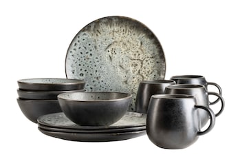 Frühstücks Set, Steinzeug Carellia