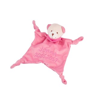 Doudou avec nom et date de naissance