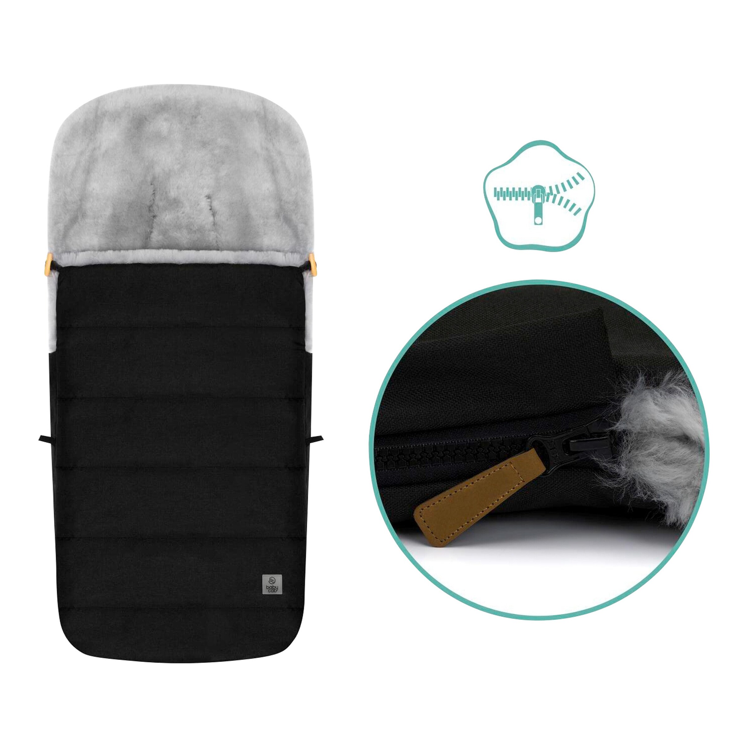 Winterfußsack Lammfell Lille Alpina