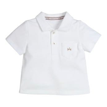 Polo-T-Shirt mit Tasche Piqué