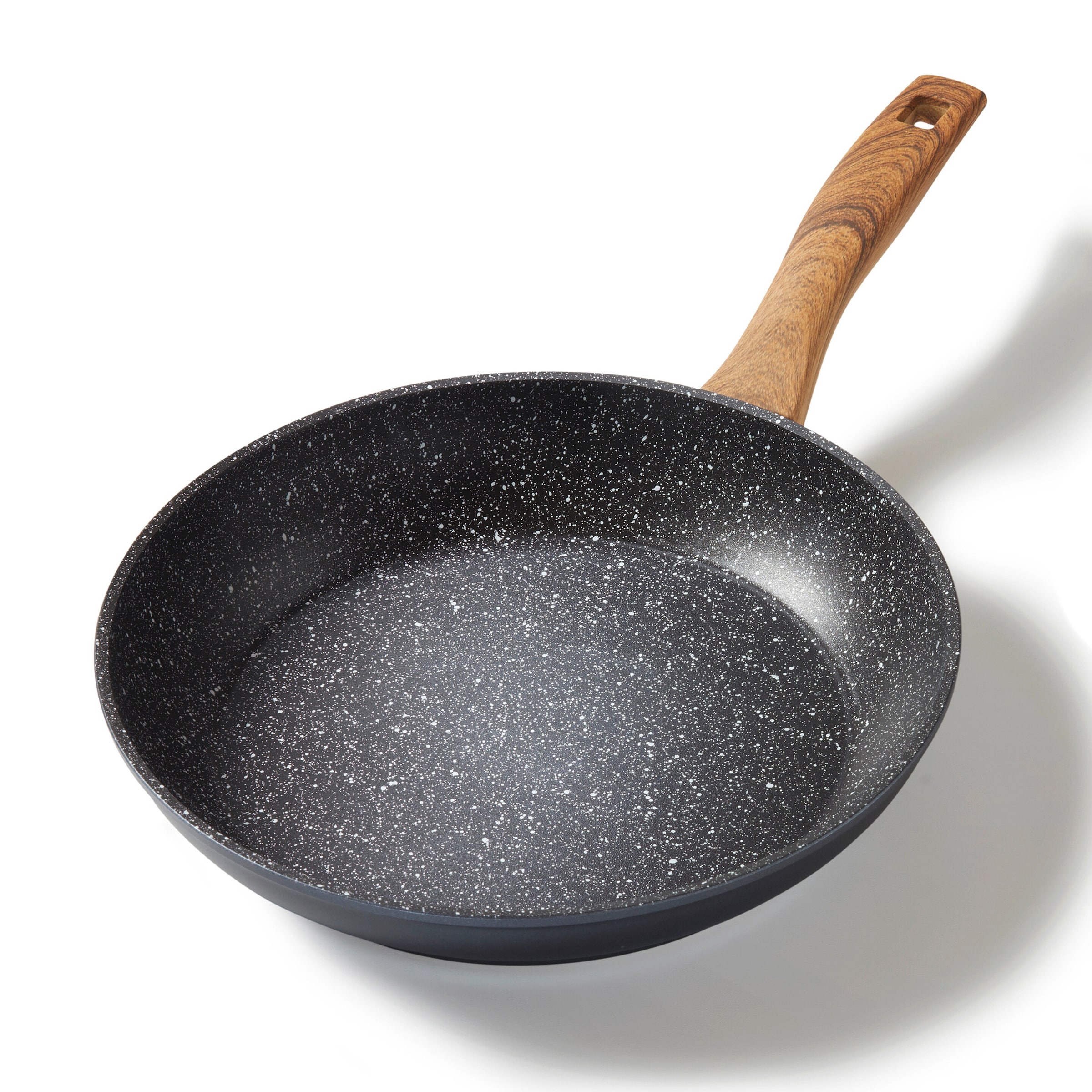 STONELINE® STONELINE Bratpfanne 28 cm | ohne Deckel - Holzoptik