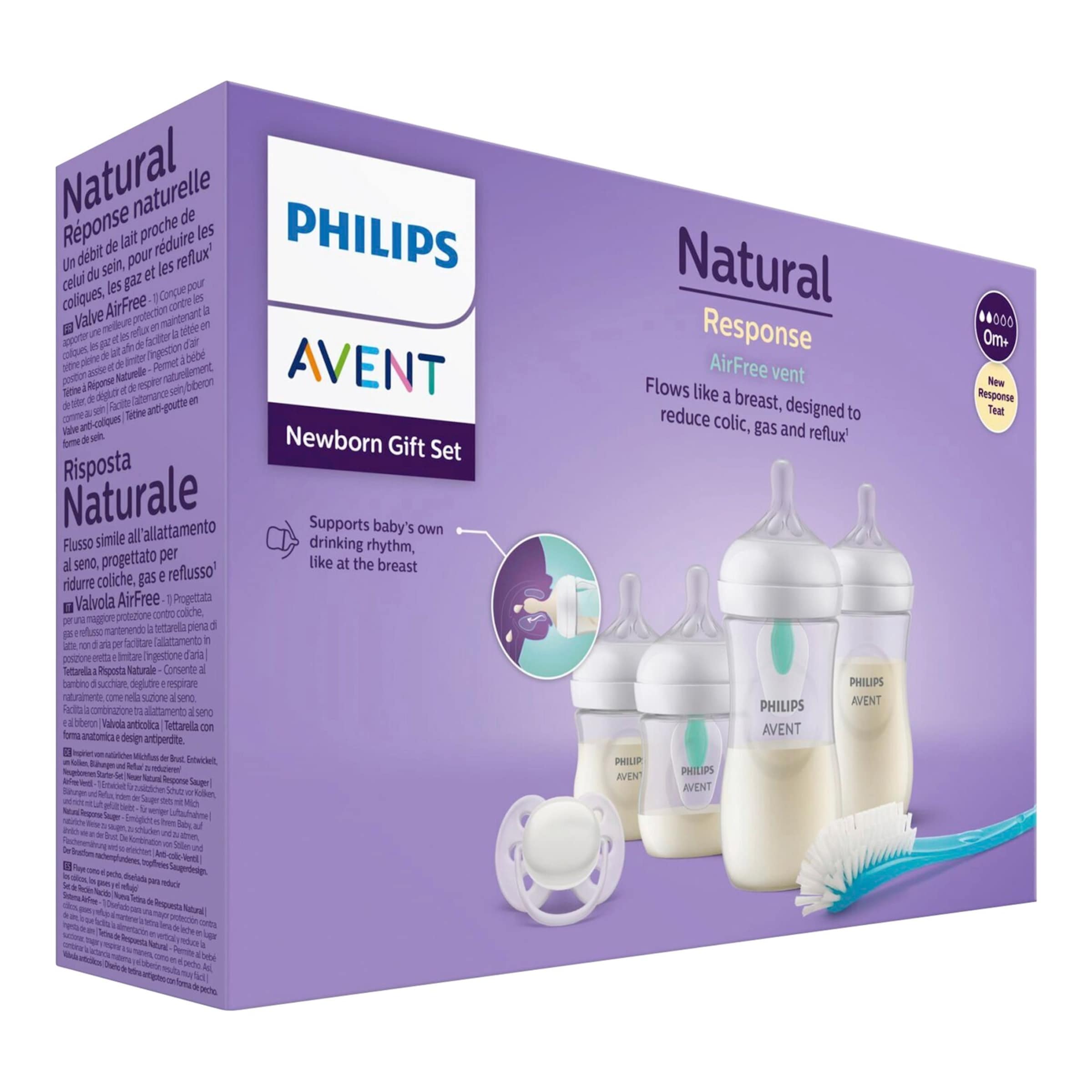 Philips Avent - 6-tlg. Babyflaschen-Set, Natural Response, AirFree ...