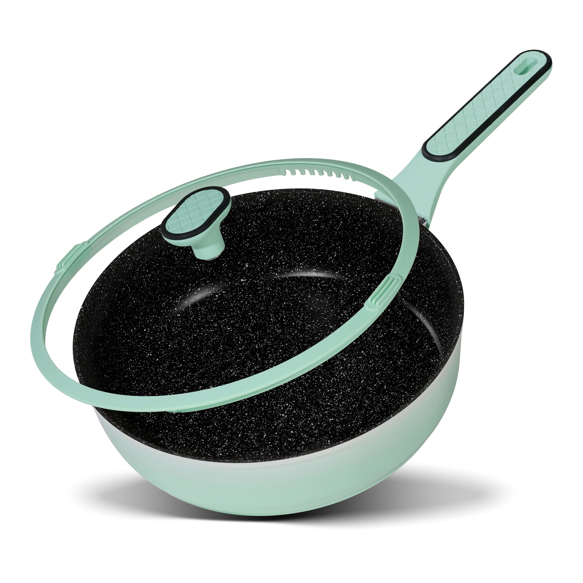 STONELINE® STONELINE Schmorpfanne 28 cm Mint | mit Deckel