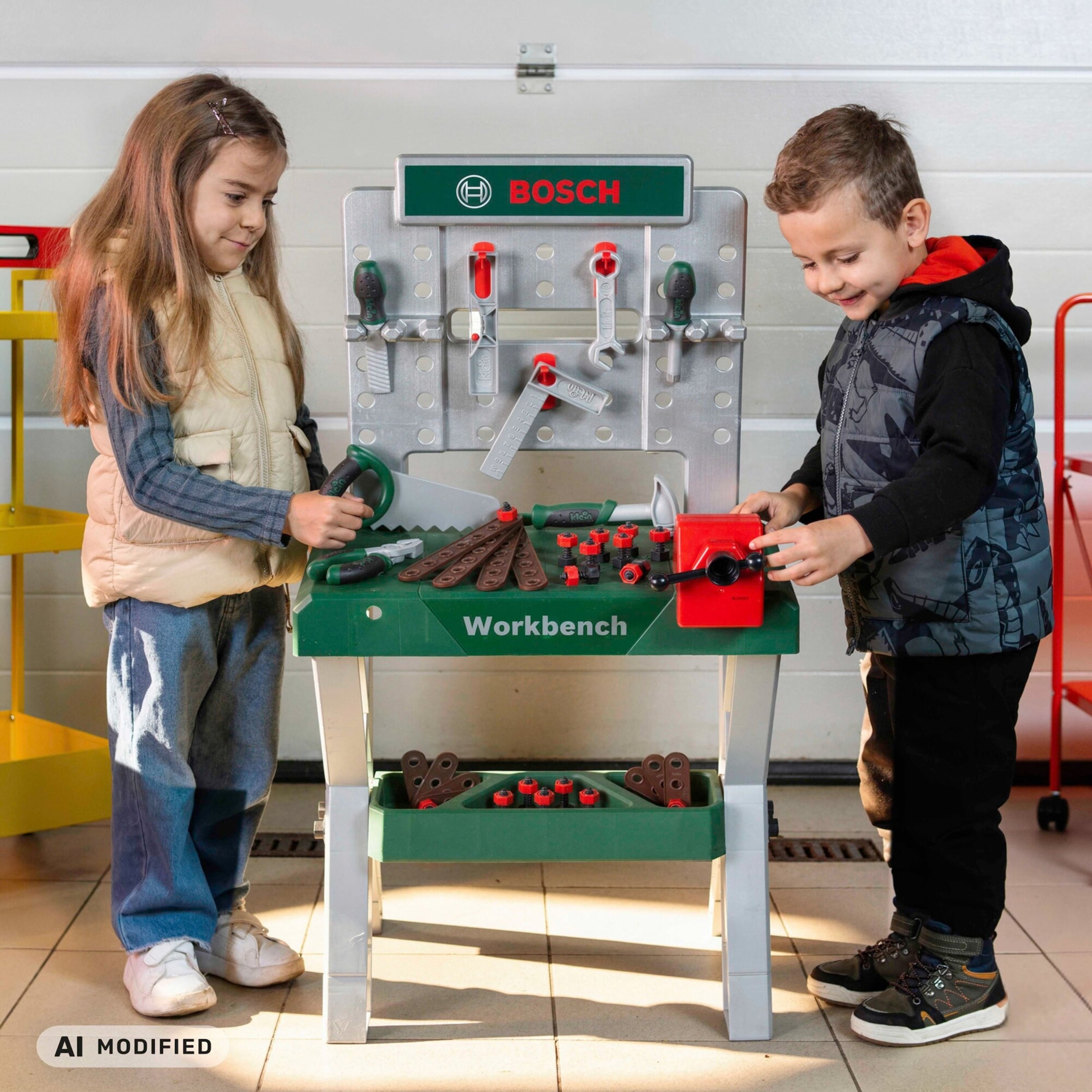 Bosch Werkbank mit X-Beinen