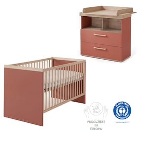 Kinderzimmerset Jimmy mauve/eiche 