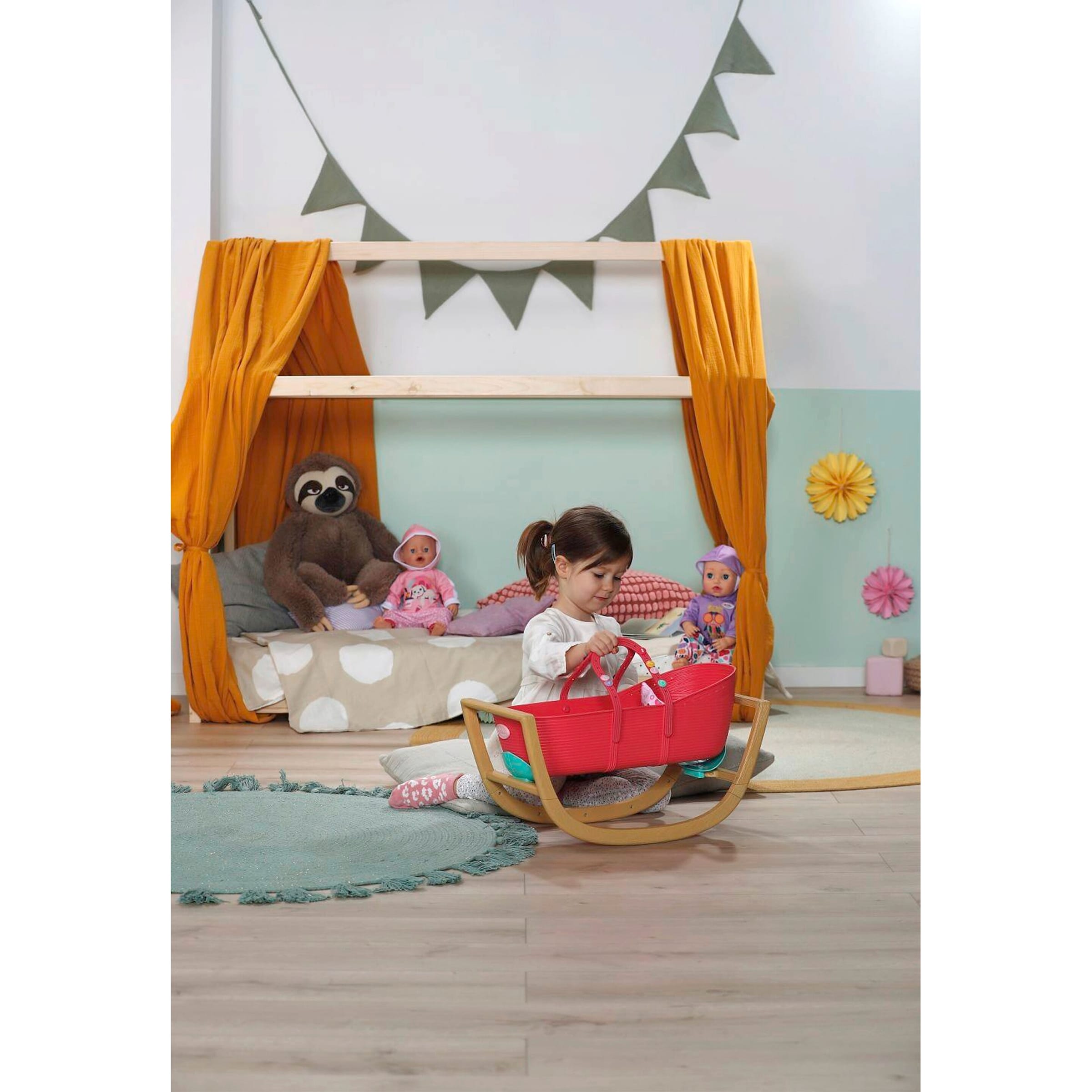 Puppen Pinplay 3 in 1 Wiege