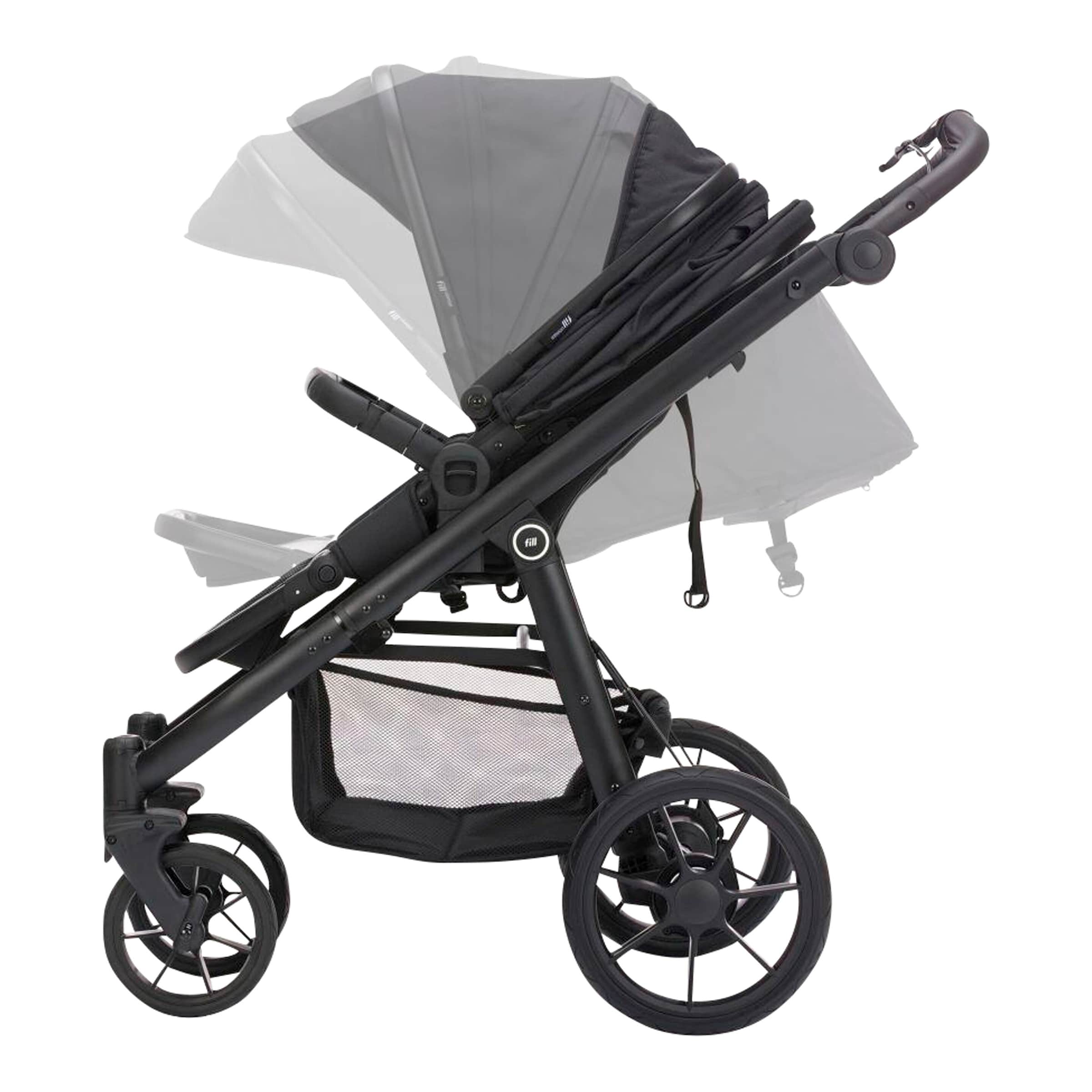 Fillikid Kinderwagen Voyager schwarz