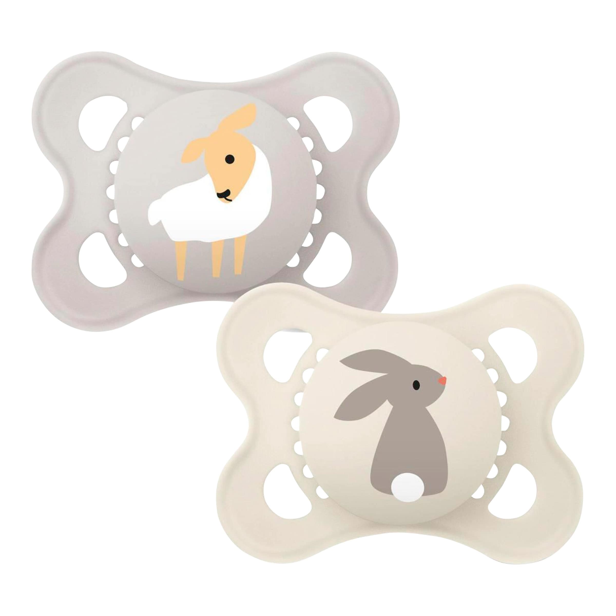 Mam 2er-Pack Schnuller Original Silikon, 0-6M