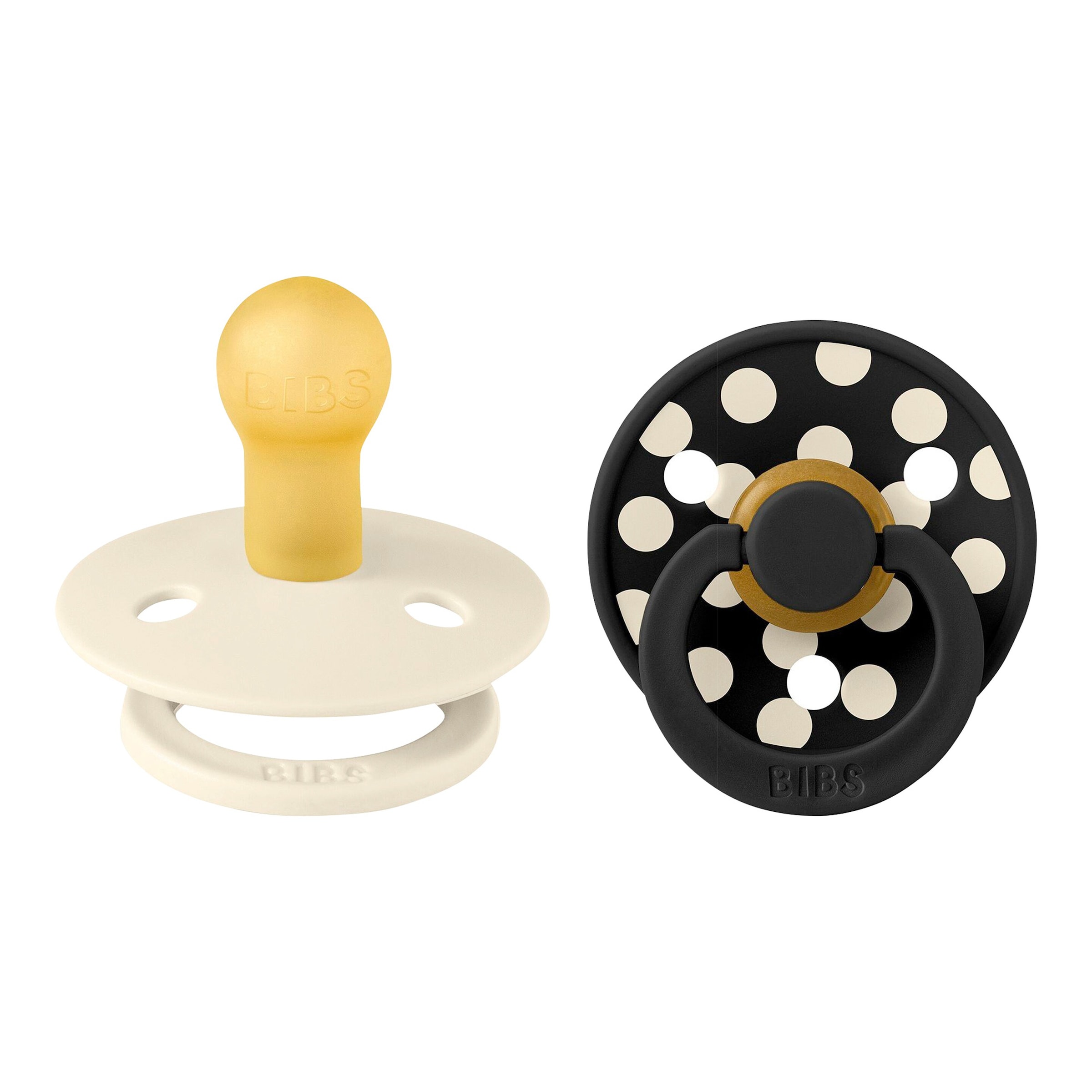 Bibs 2er-Pack Polka Collection Schnuller Latex, 0-6M