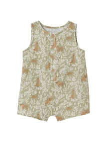 Baby Kurzoverall mit Dschungelprint