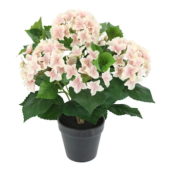 Kunstbloem "Hortensia in pot"
