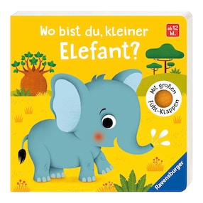 Pappbilderbuch Wo bist du kleiner Elefant?