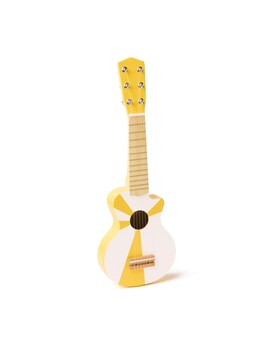 Gitarre gelb weiss