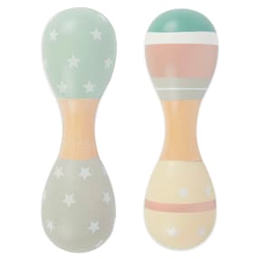 Baby Rassel Holz Star Dust 2er Set