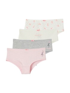 4er-Pack Mädchen Shortys mit Bio-Baumwolle