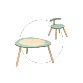 Table multifonctions V2 avec chaise en bois