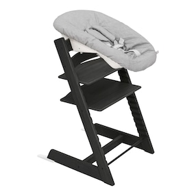 Bundle Treppenhochstuhl Eiche inkl. Newbornset Light Grey