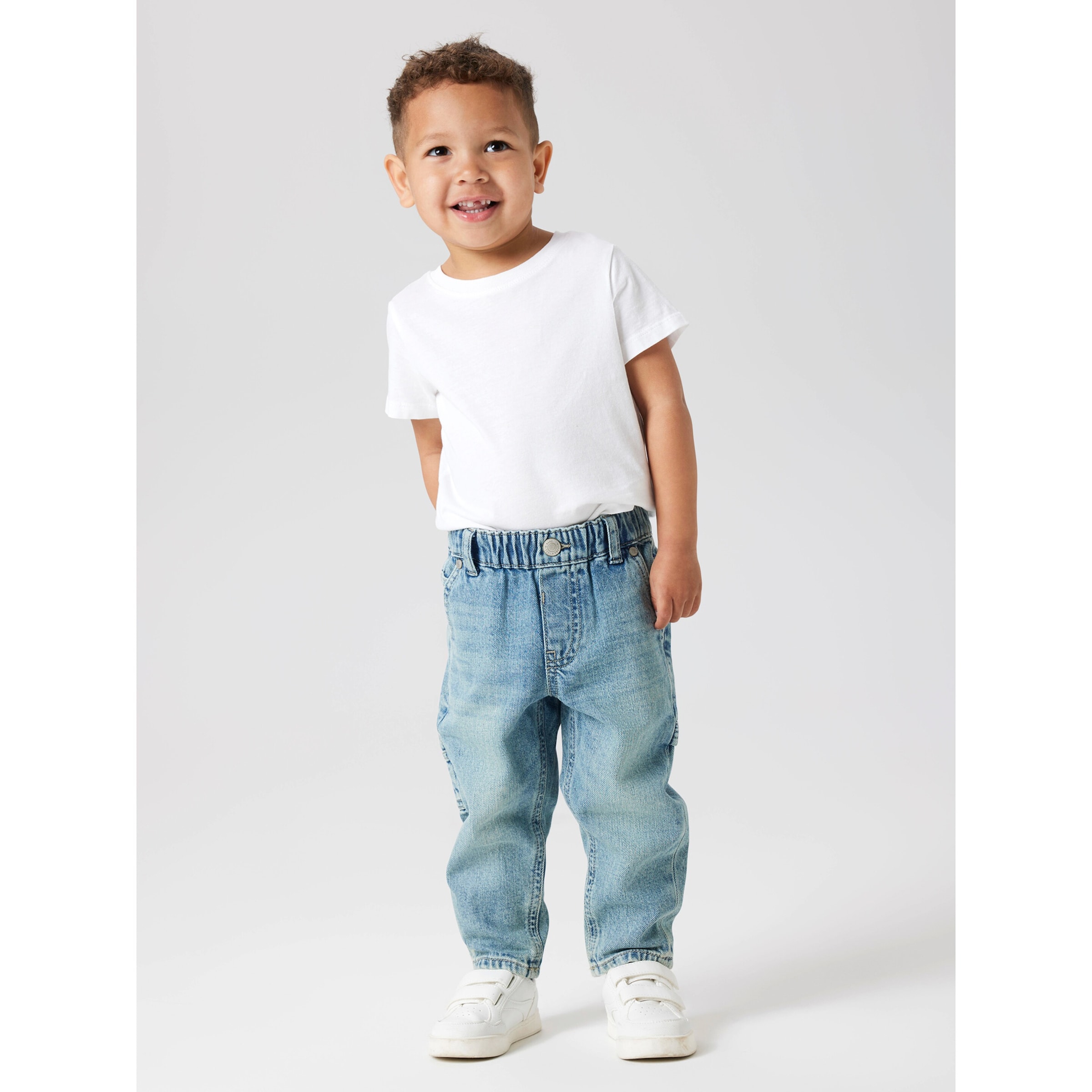 Thumbnail - Name It Jogging-Jeans mit Worker-Details