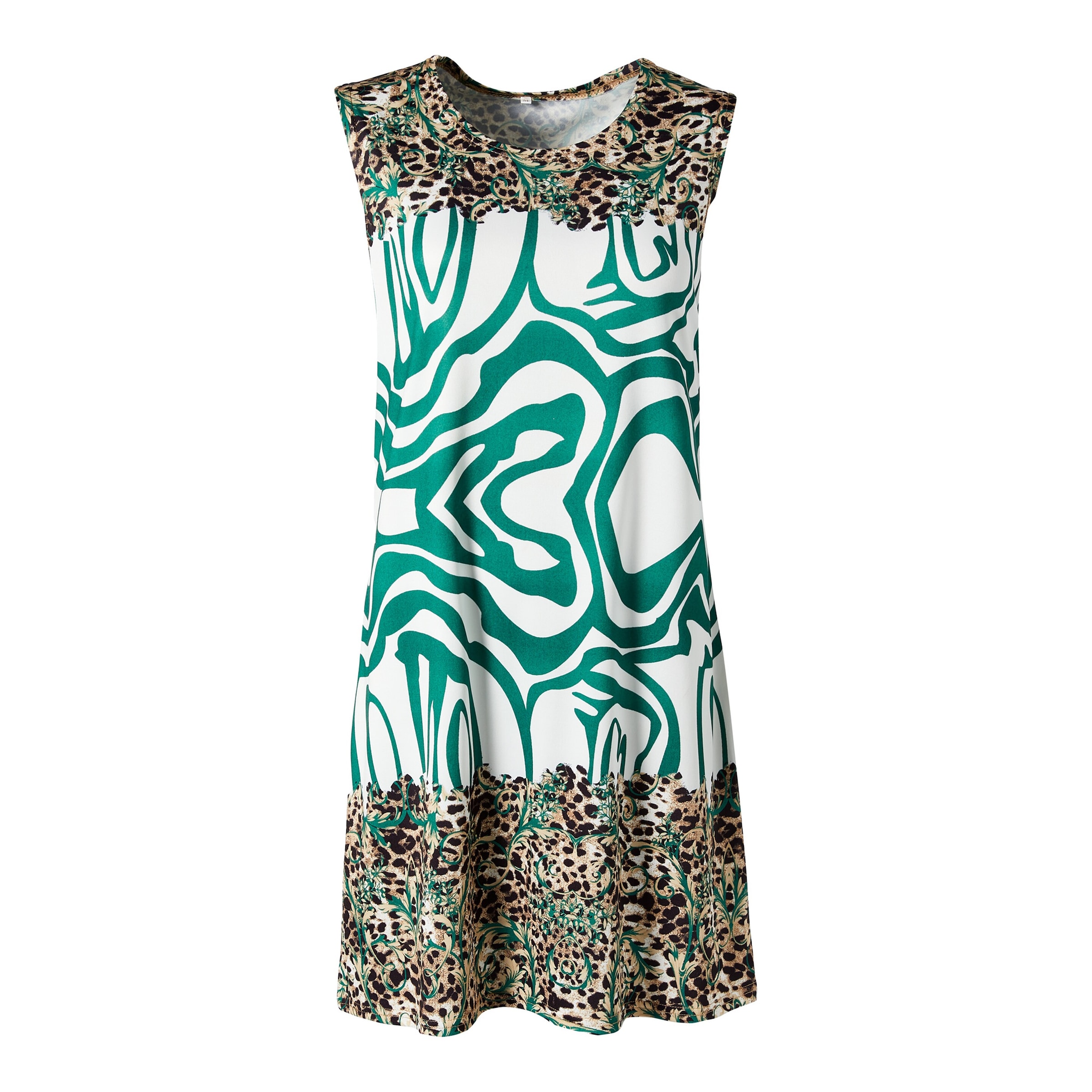 Sommerkleid "Heidi" gruen braun M Damen