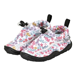 Aqua-Schuhe mit Kordelstopper Blumen