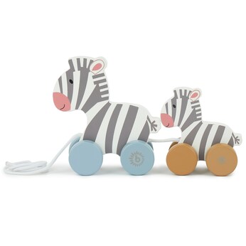 Nachziehspielzeug Zebra Clara und Lara - ab 12 Monate