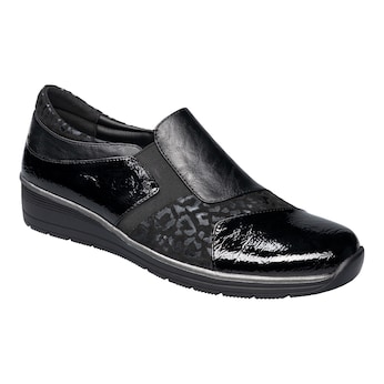 Stretch-Slipper mit Wechselsohle „Senta“