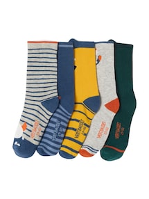5er-Pack Jungen Socken mit Monstern