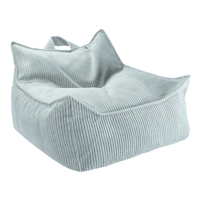 Pouf velours côtelé