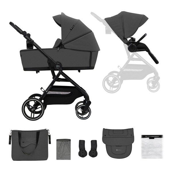 Kinderkraft Kombikinderwagen YOXI moonlight grey