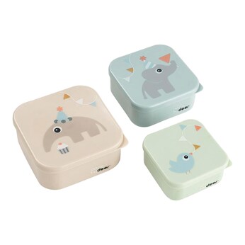 3-tlg. Snackboxset