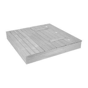 Sandkasten, aufklappbare Sitzbank + Spielwannen Outdoor +