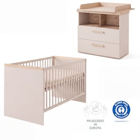 Kinderzimmerset Jimmy cashmere/eiche 