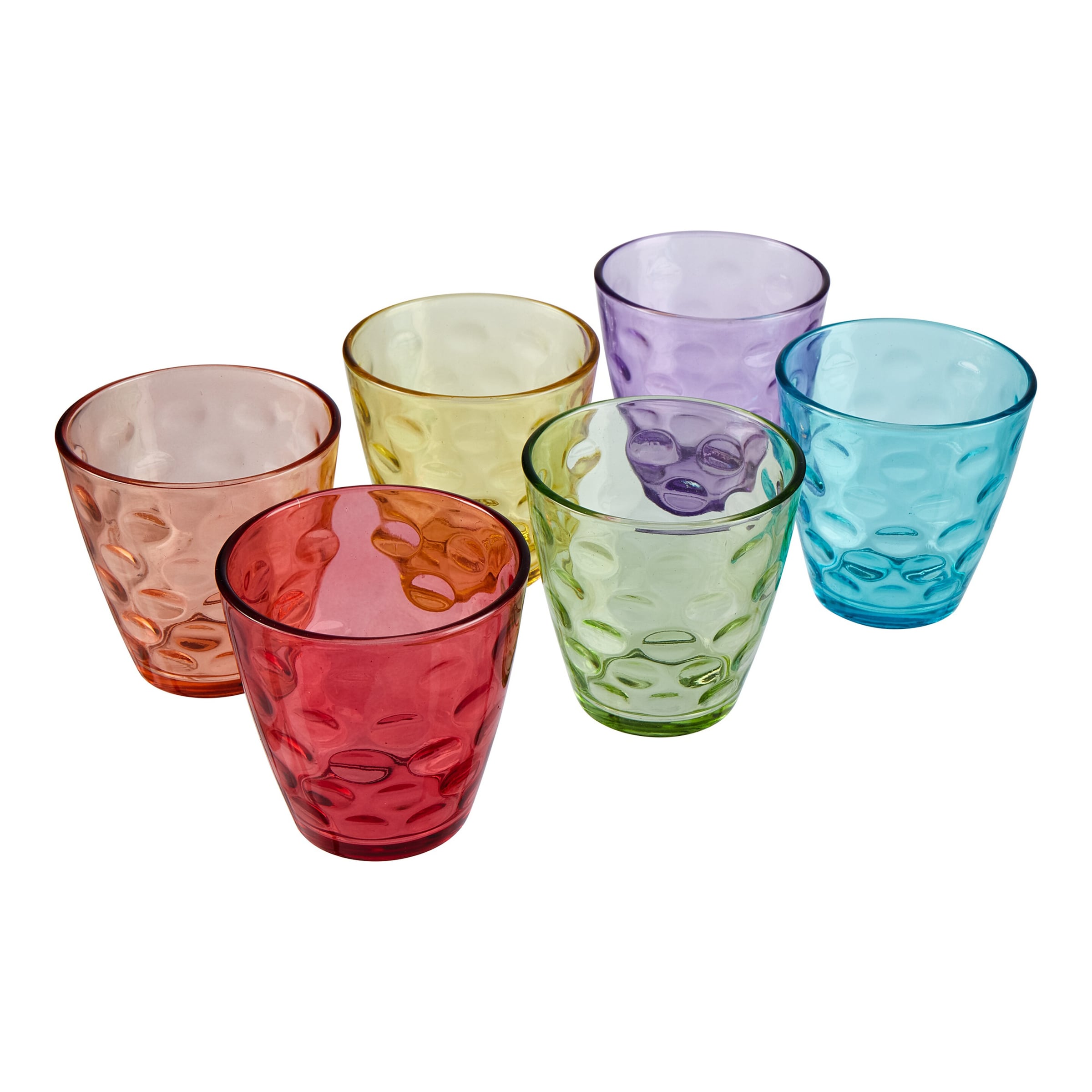 Trinkgläser "Kunterbunt", 6 Stück je 220 ml