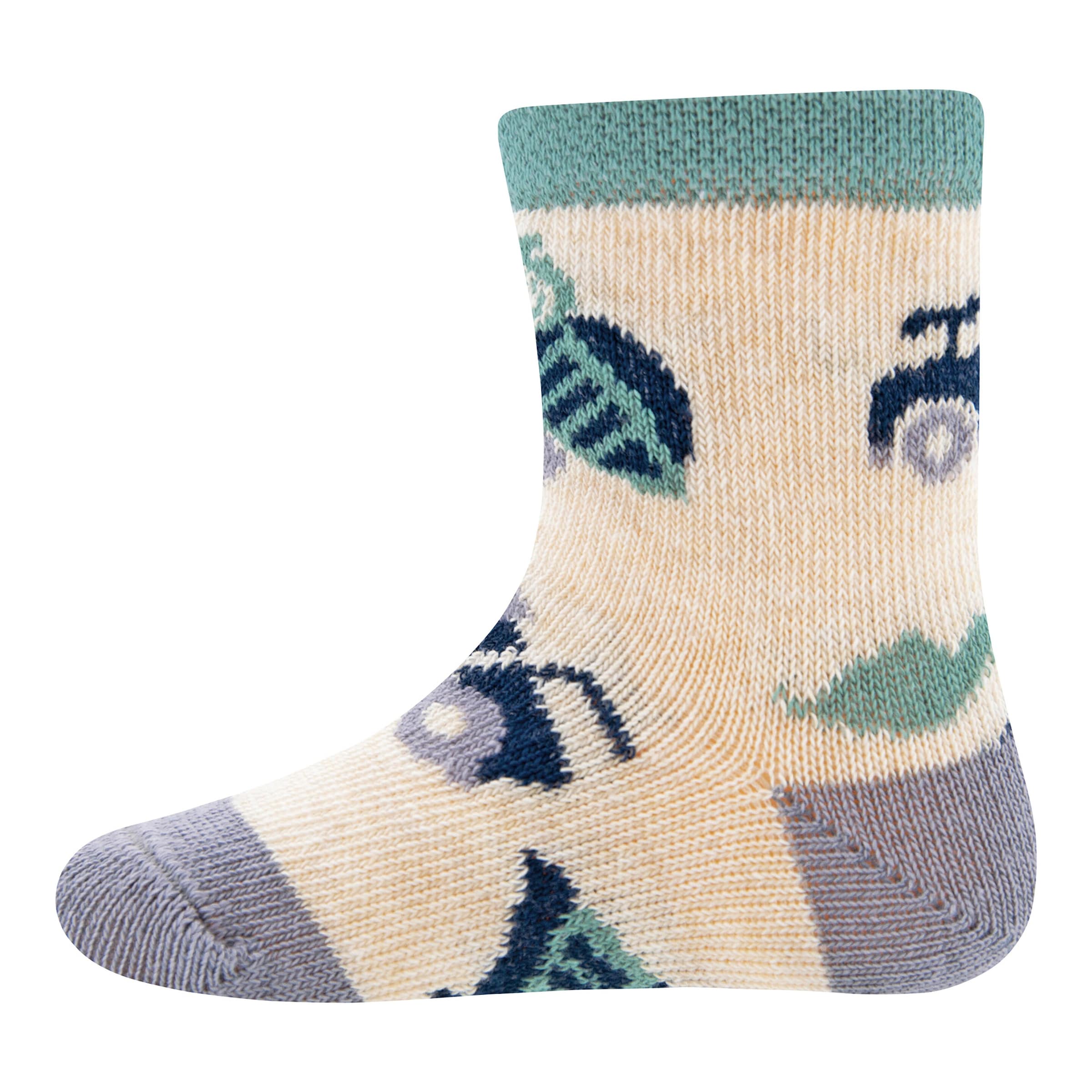 Ewers 3er-Pack Socken Baustellenfahrzeuge