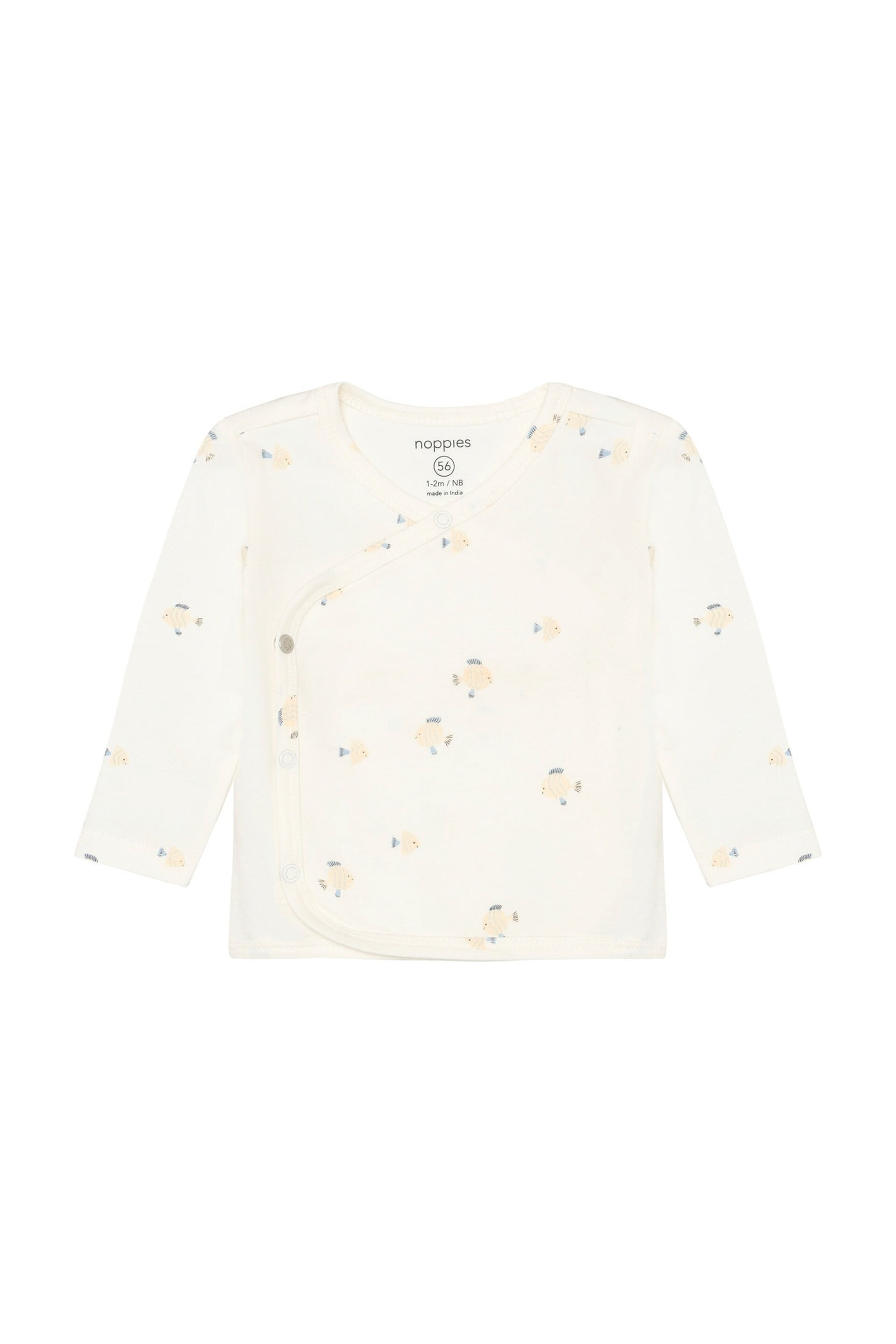 Noppies Newborn Langarmshirt all over print