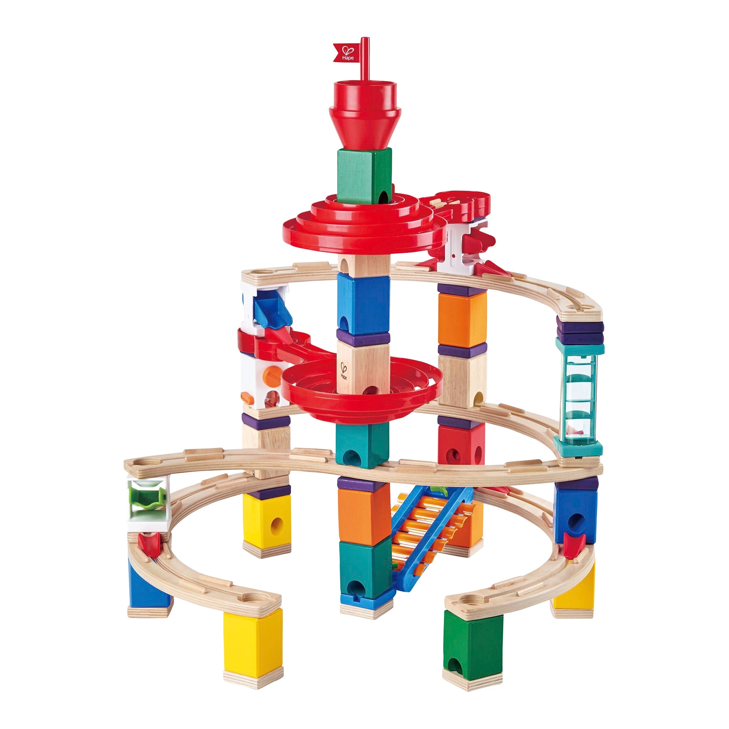 Hape Murmelbahn Quadrilla Super Spiralburg