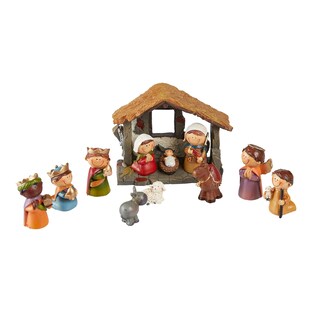 Crèche de Noël, 12 pièces