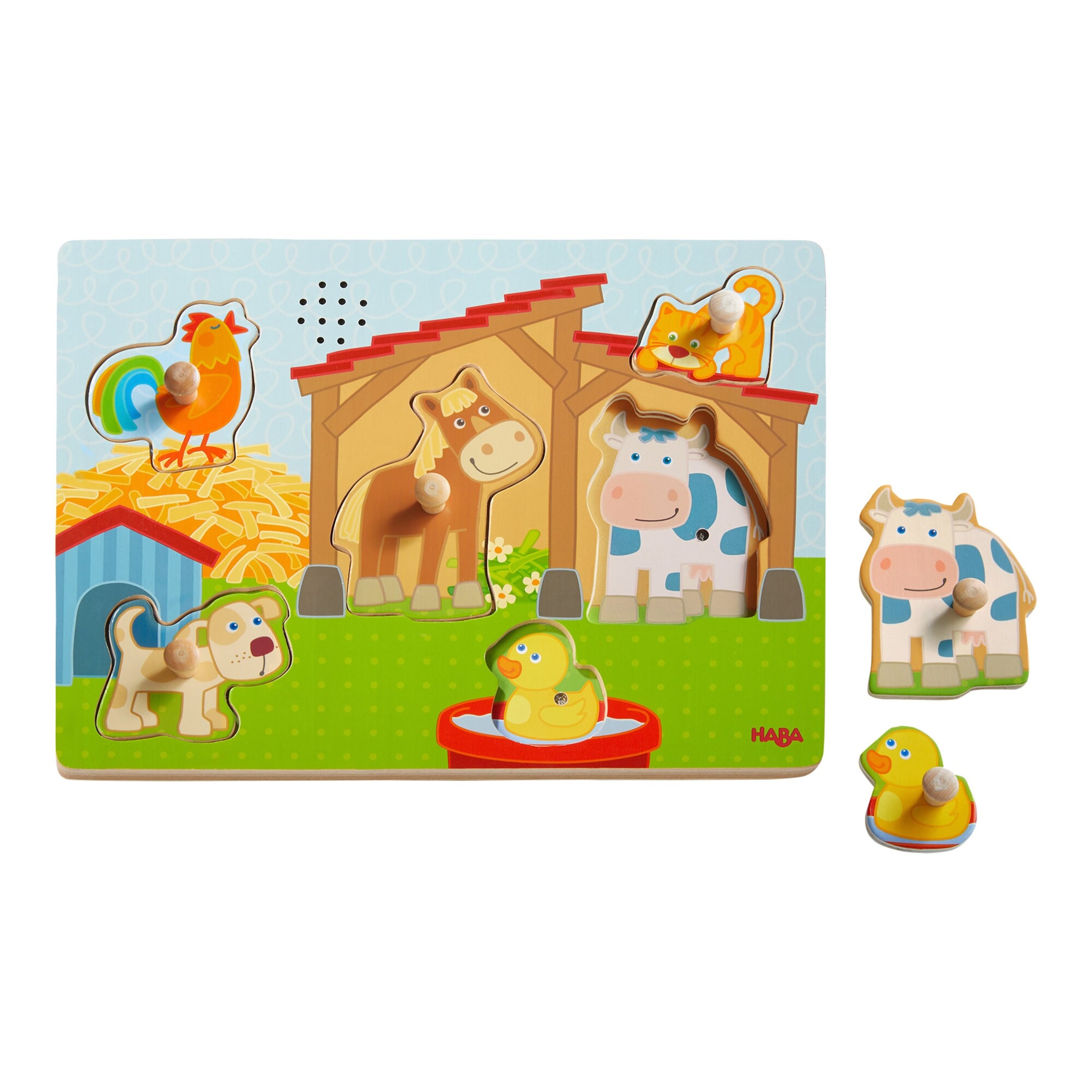 Haba Sound Greifpuzzle Auf dem Land
