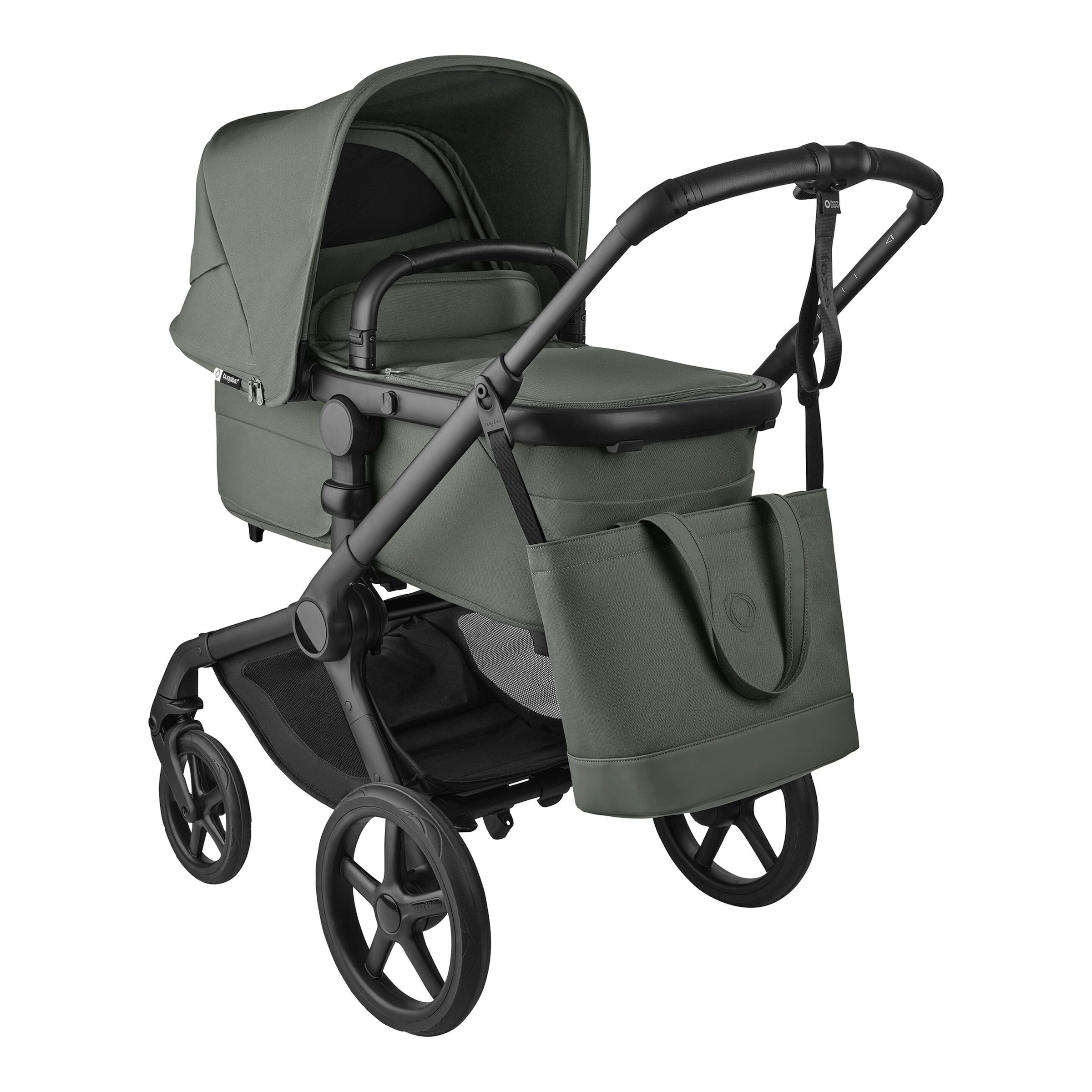 Thumbnail - Bugaboo Wickeltasche Limited Edition Noir gruen