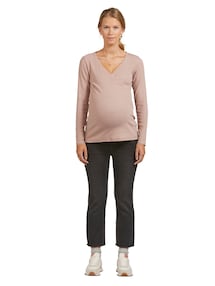 Shirt mit Wickelausschnitt, Schwangerschaft & Stillzeit