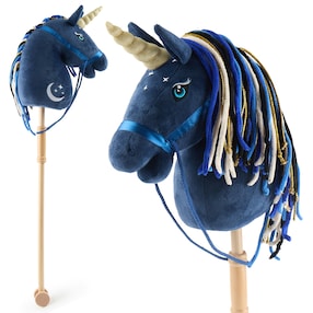Steckenpferd Einhorn Luna aus Holz