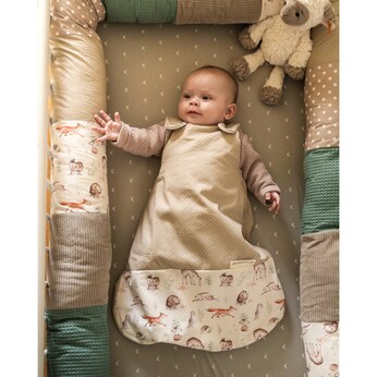 Nestchenschlange 300 cm Waffelpiqué/Cord