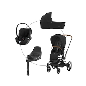 Kombikinderwagen PRIAM (2025) Travel-Set inkl. Babyschale Cloud T i-Size und Isofix-Basis Base T
