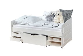 Sofabett MINI Micki 80x160 Buche Weiß