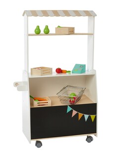 Kinder Kaufladen mit Obst und Gemüse, Holz FSC